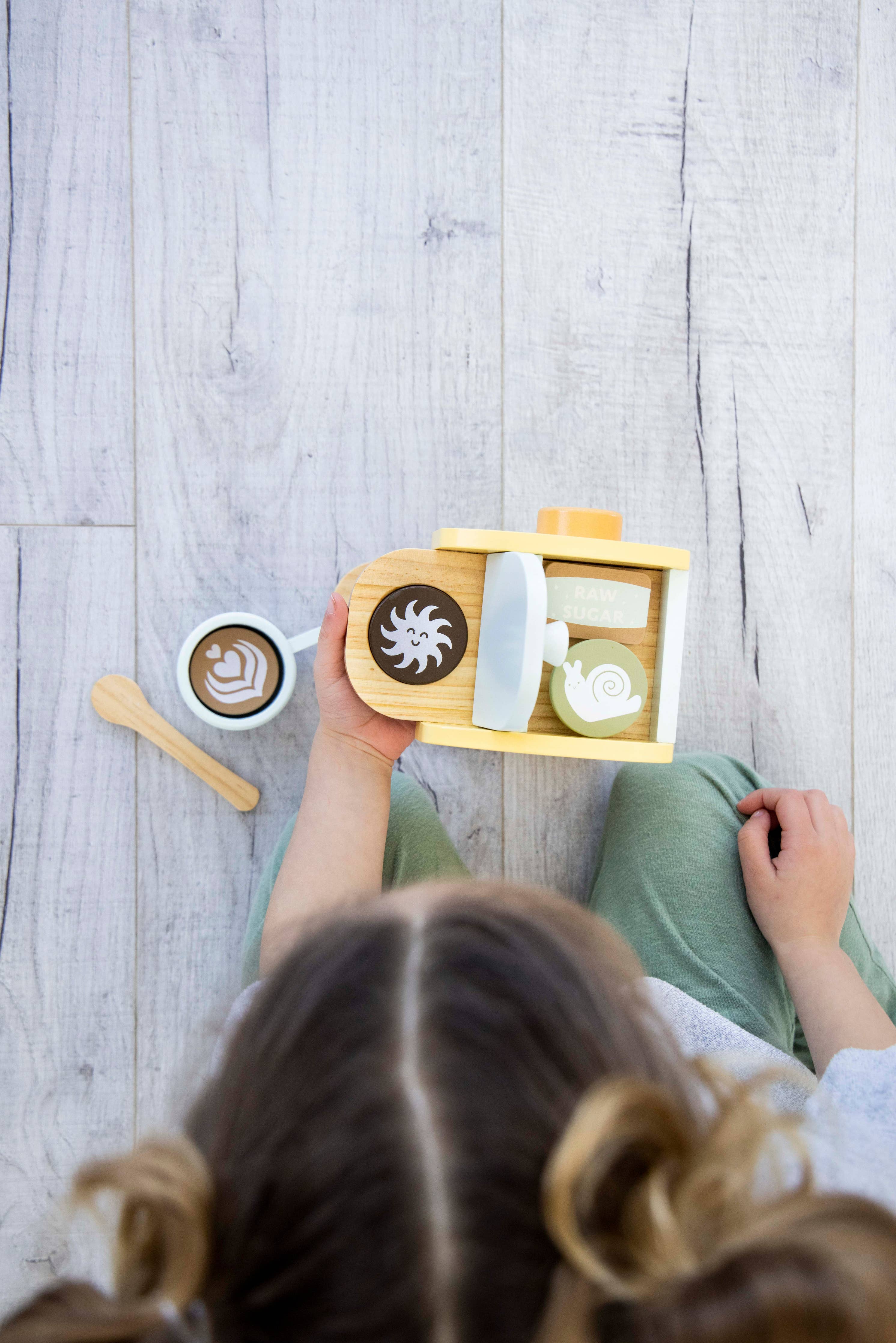 Barista in Training Wooden Coffee Set, Developmental Toys - Image 6