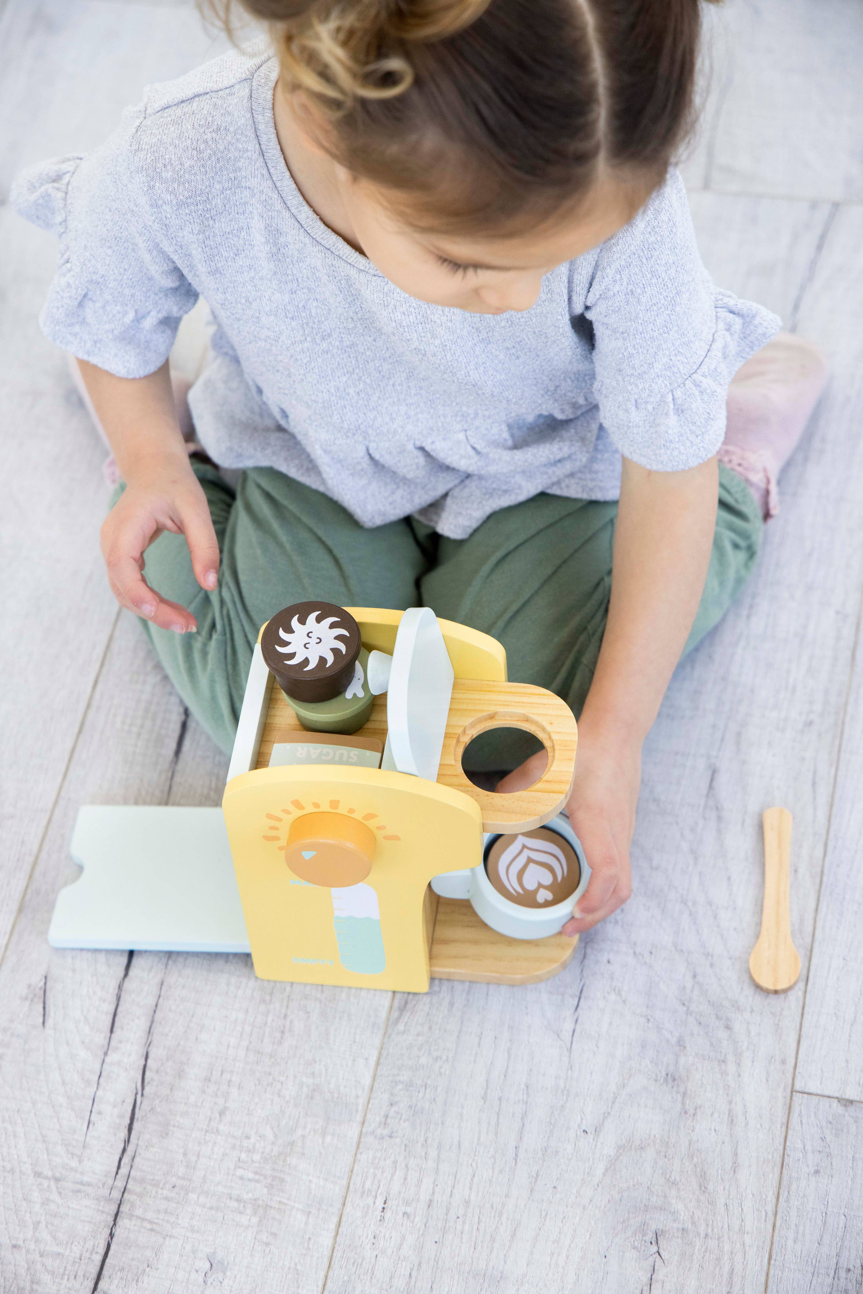 Barista in Training Wooden Coffee Set, Developmental Toys - Image 8