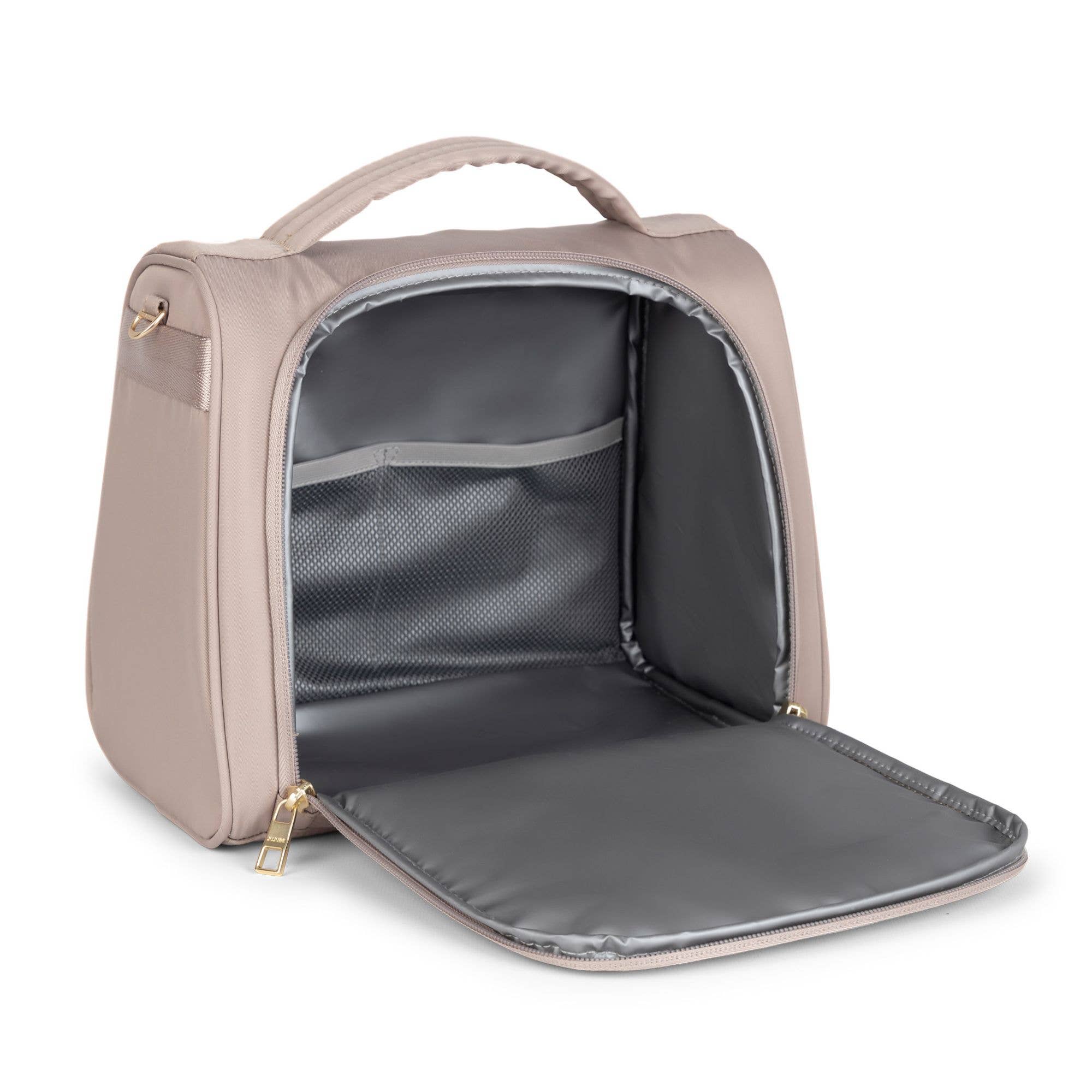 Insulated Bottle Bag Taupe - Image 4