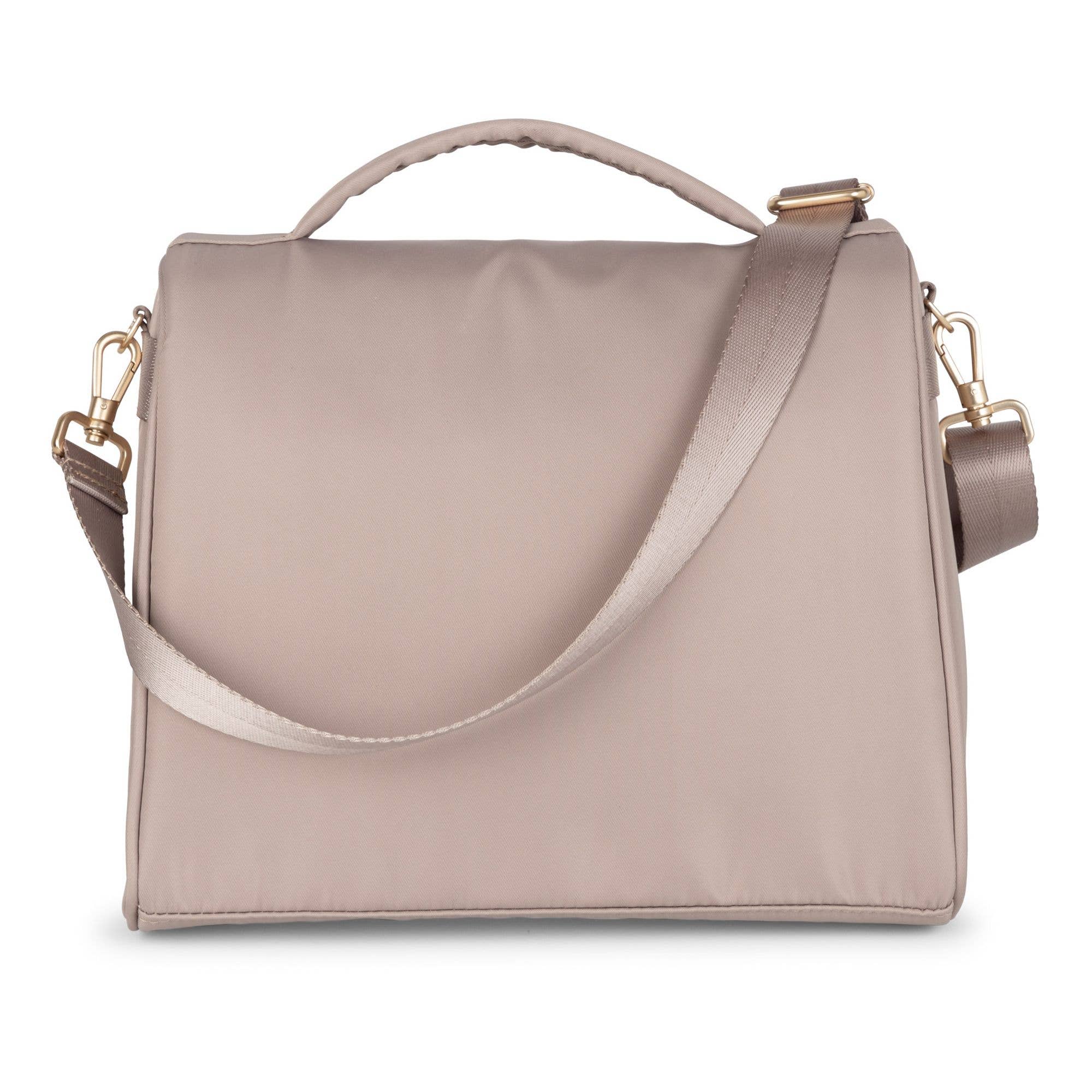 Insulated Bottle Bag Taupe - Image 6